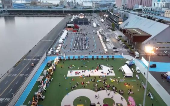 인천항 내항 항만재개발 부지(상상플랫폼) 전경